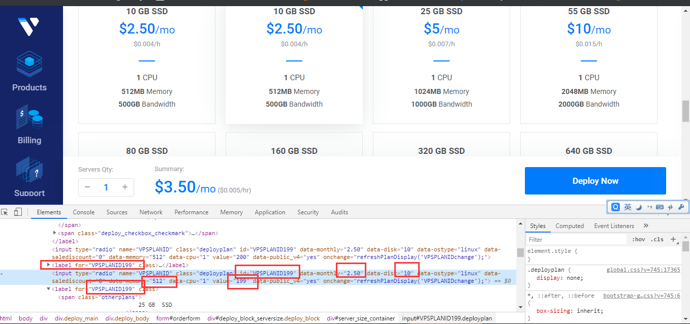 vultr2.5美元IPV4