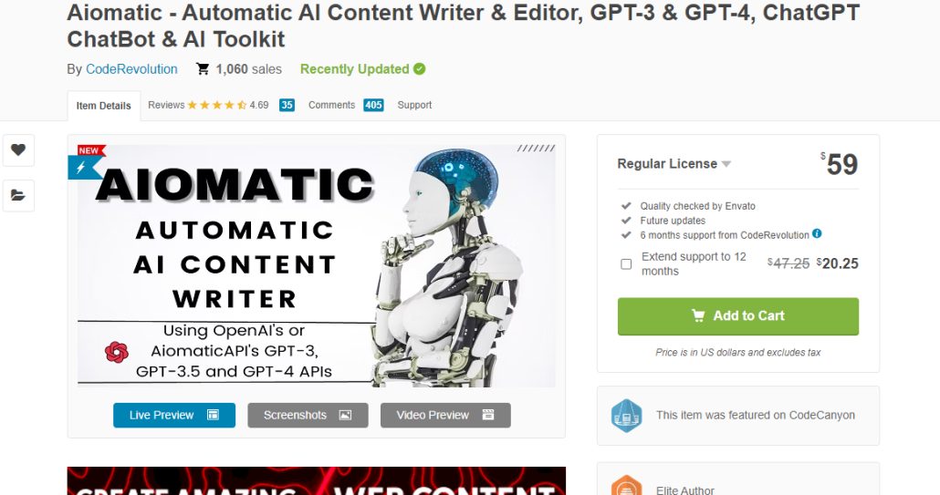 WordPress插件–Aiomatic v1.6.5 破解版，Ai内容自动生成-艾瑞资源网