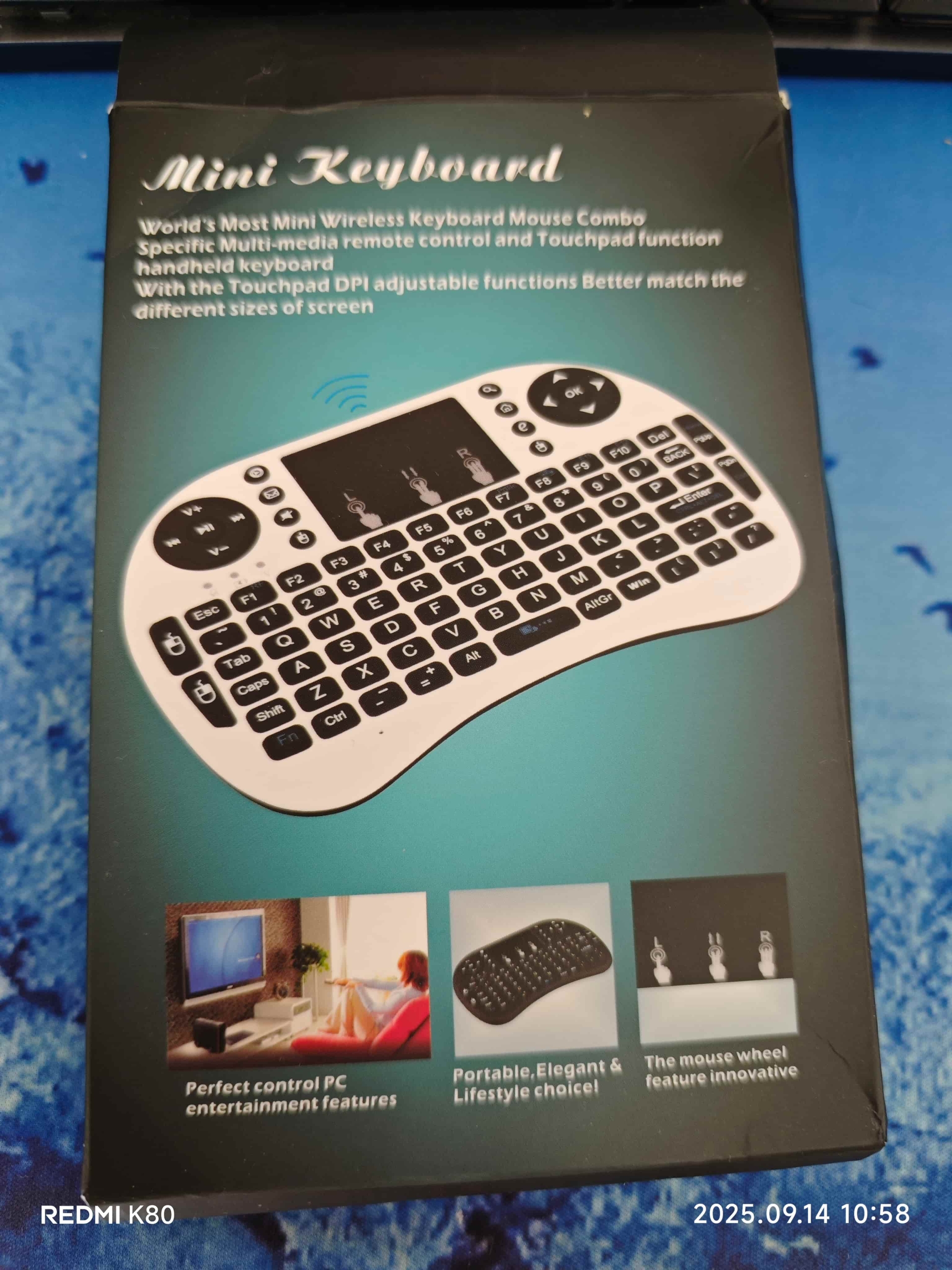 空中飞鼠-14元买了个Mini Keyboard无线键盘